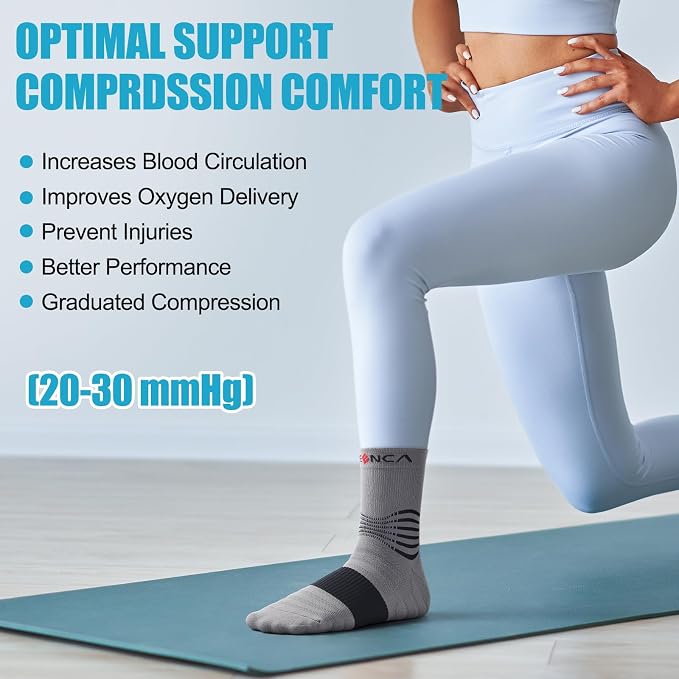 NEENCA Medical Compression Socks—2 Pairs, Ankle Socks - Image 5