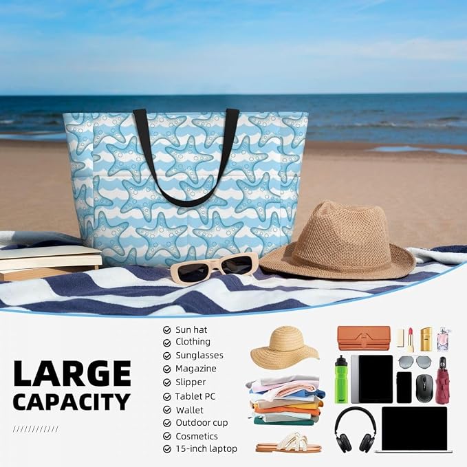 Waterproof Beach Tote Pool Bags - Image 2