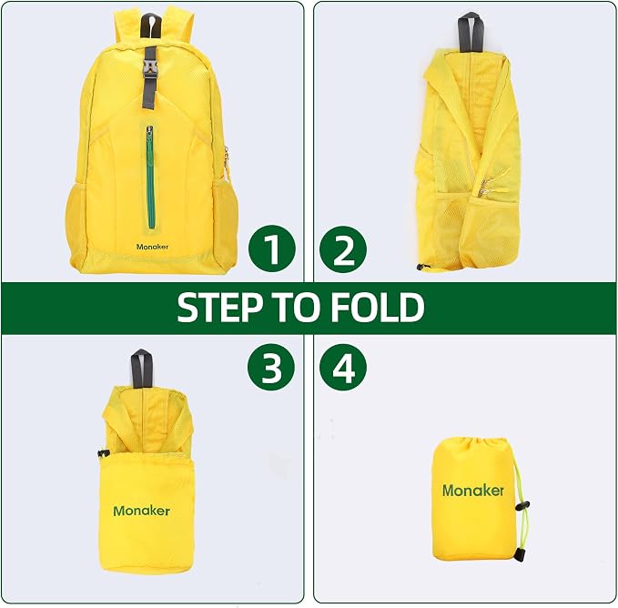 Ultralight 20L Foldable Backpack, Compact to Palm-Sized, Travel & Daily Use - Image 5