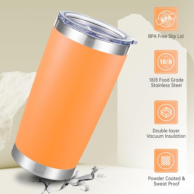 20 oz Tumbler Stainless Steel Tumblers - Image 3