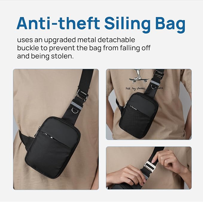 VADOO Mini Sling Bag, Small Crossbody Bag - Image 8