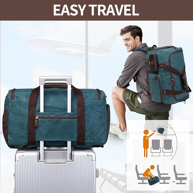 Travel Duffle Bag Weekender Bag - Image 4
