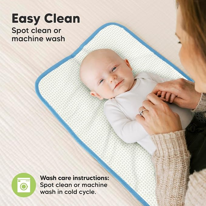 KeaBabies Portable Diaper Changing Pad, Easy Wipe Clean - Image 7