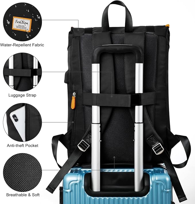 17" Laptop Backpack College Bookbag High School Backpack - Image 5