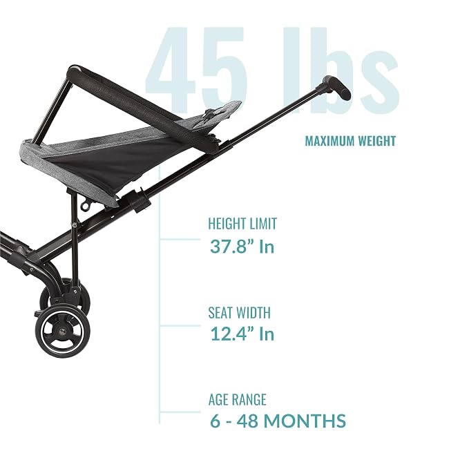 Dream On Me Lightweight And Compact Coast Rider Stroller - Image 3