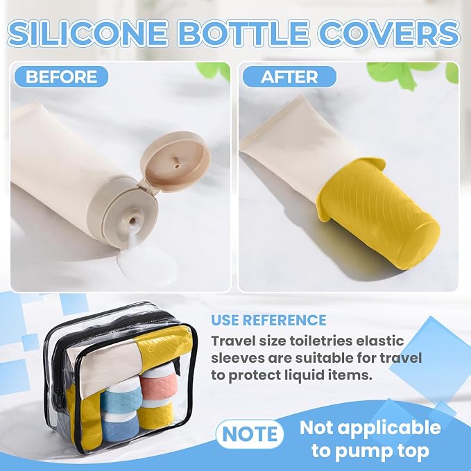 16Pack Travel Bottles for Toiletries, TSA Approved Travel Size Toiletries - Image 6