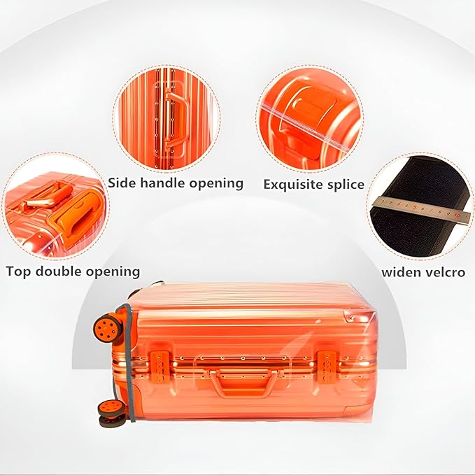 30 Inch Suitcase Cover for Luggage, 3mm Thickness Full Clear Luggage Covers for - Image 6