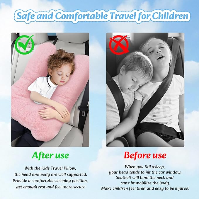 Travel Pillow, Car Pillow for Kids & Adults - Image 2