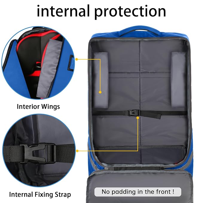 YOREPEK Car Seat Travel Bag, Padded Car Seats Backpack - Image 4