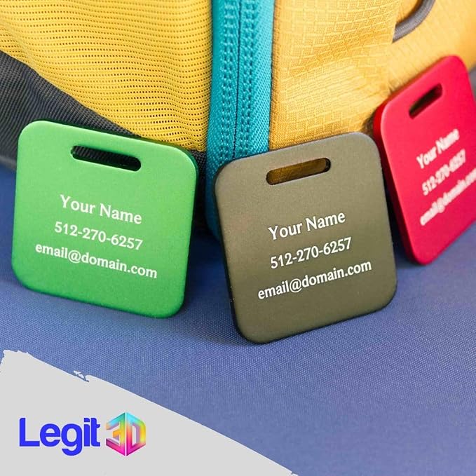 Custom Metal Luggage Tags - Image 4