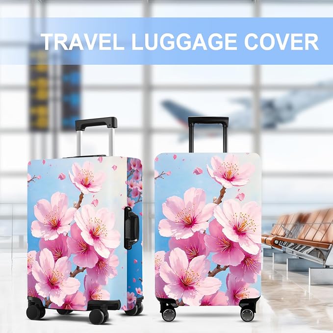 Luggage Cover Washable Suitcase Protector Anti-Scratch, Stretchable Fit - Image 6