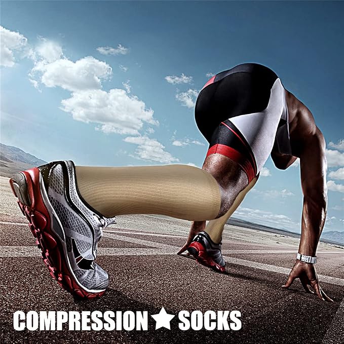 CHARMKING Compression Socks for Women & Men Circulation 15-20 mmHg is Best - Image 3