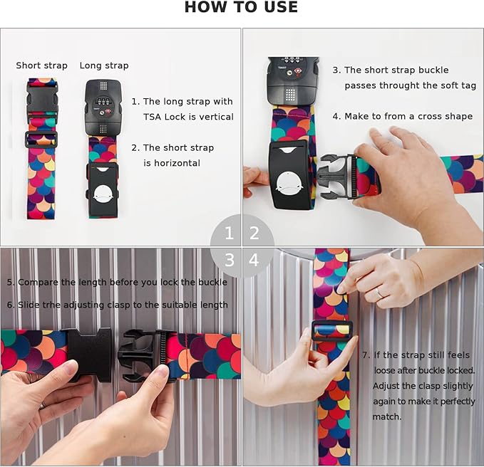 Travelkin Luggage Straps TSA Approved - Image 5