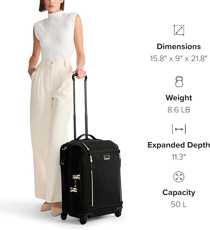 TUMI - Voyageur Leger 4 Wheeled Luggage - Women's Lightweight and Spacious - Image 7