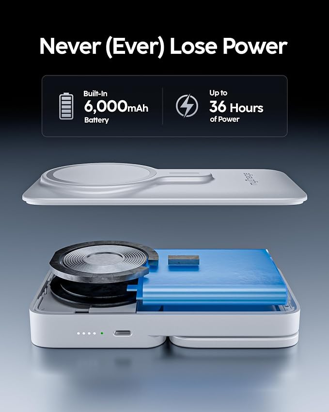 myCharge EcoHub 3 in 1 Apple Charging Station & Magsafe Battery Pack | Wireless - Image 4