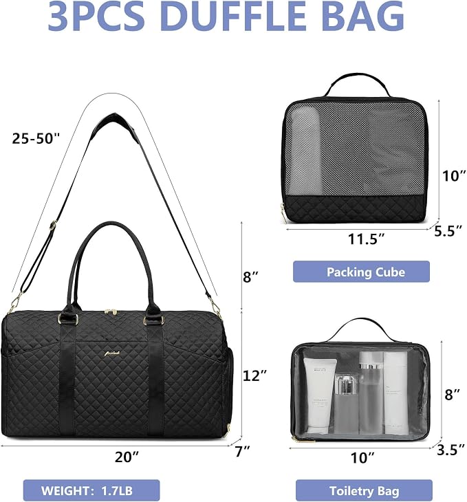 Weekender Travel Duffle Bag for Women - Image 3