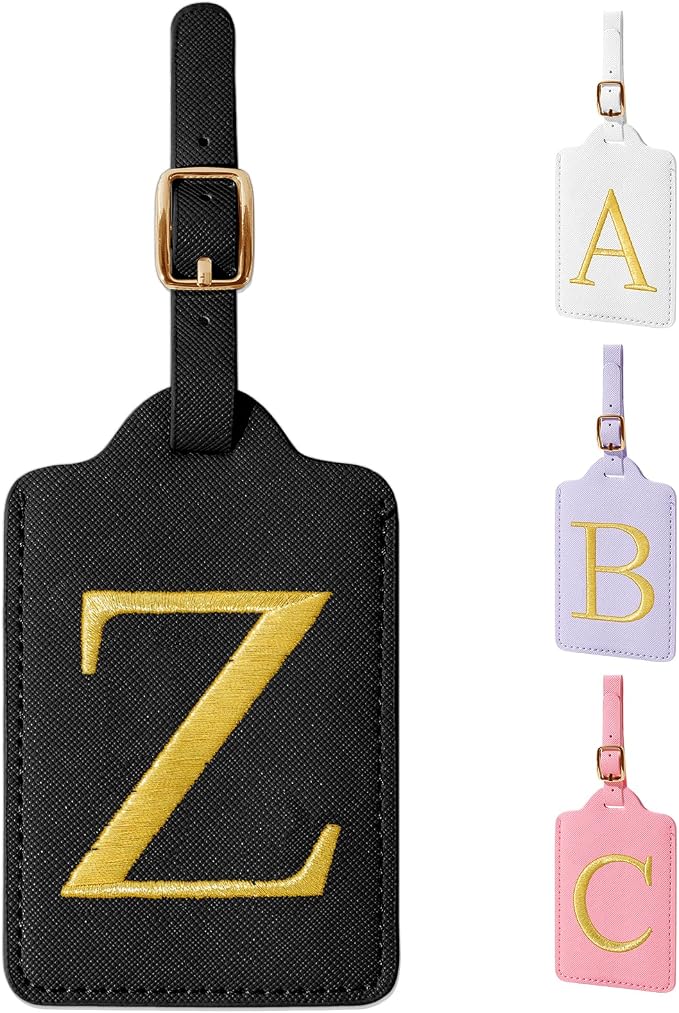 Personalized Initial Luggage Tags by izuzta