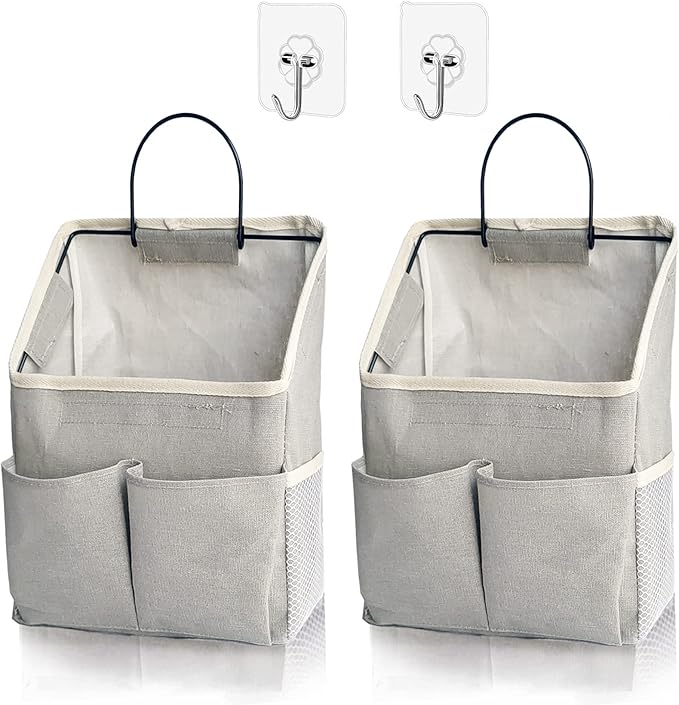 2 Pack Wall Hanging Storage Bag, Wall Hanging Organizer by Someteth