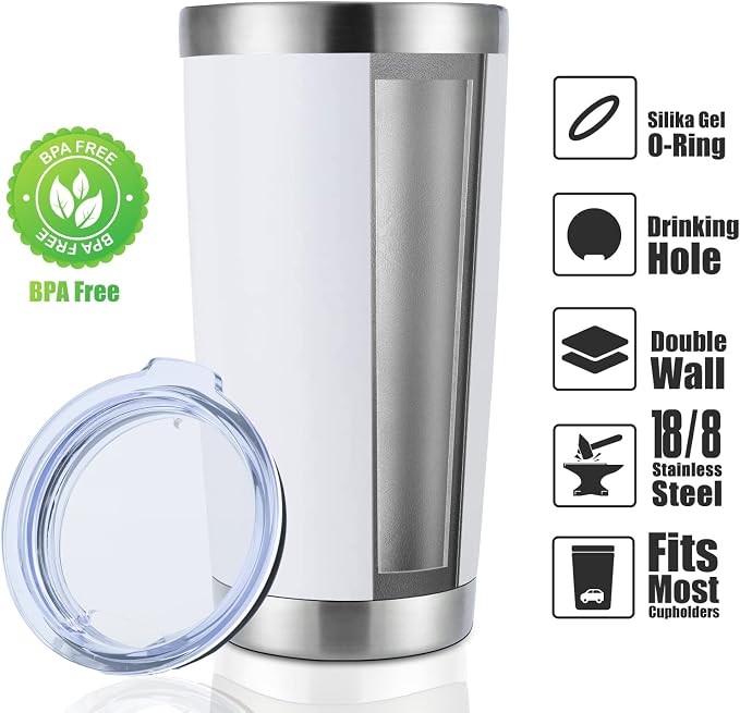DOMICARE 20oz Stainless Steel Tumbler Bulk - Image 2
