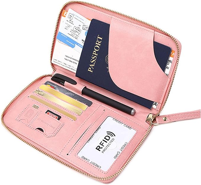 Multi-Function RFID Travel Passport Wallet - Image 2
