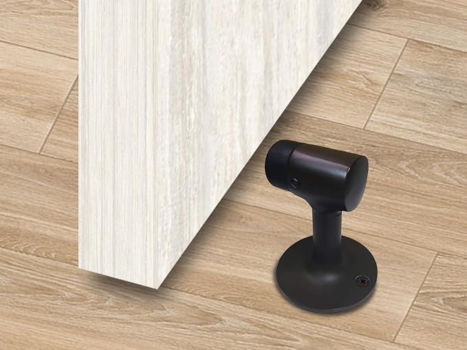 QCAA Solid Brass Door Stop, US10B ORB, Made in Taiwan, 1 Pack - Image 3