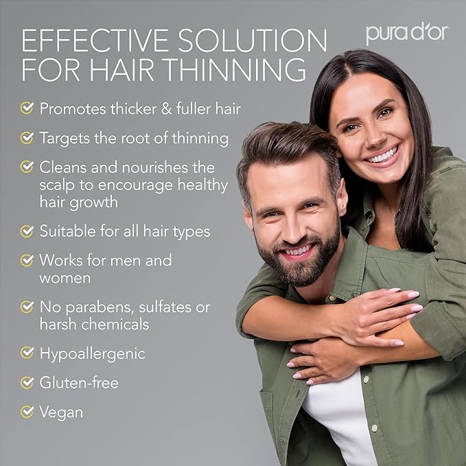 PURA D'OR Anti-Thinning Biotin Shampoo & Deep Moisturizing Conditioner Original - Image 6