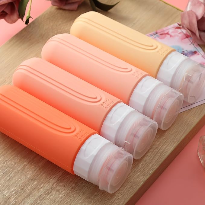 Travel Bottles for Toiletries, Tsa Approved 3oz Travel Size Containers BPA Free - Image 5