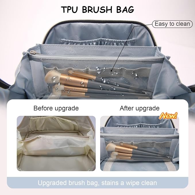 Travel Makeup Bag Cosmetic Bags - Image 2