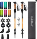 KINGGEAR Nordic Walking Stick, TP1 Hiking Poles Retractable Lightweight 7075 by KINGGEAR