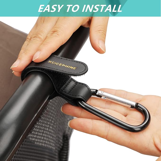 4Pack Universal Baby Stroller Hooks Clips - Image 2