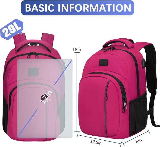 LARIPOP Travel Laptop Backpack, 15.6 Inch Business Laptop backpack - Image 5