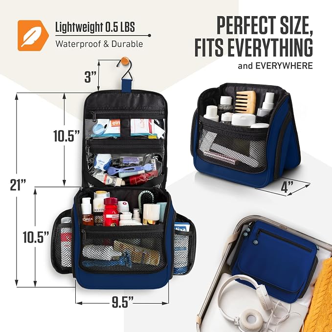 VENTURE 4TH Hanging Travel Toiletry Bag - Image 2