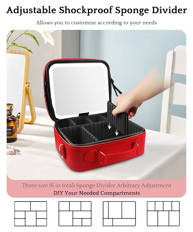 MOMIRA Travel Makeup Bag Cosmetic Bag - Image 6