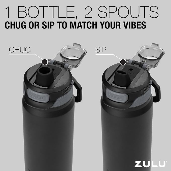 ZULU Powerfill Pro 24oz Stainless Steel Water Bottle - Image 7