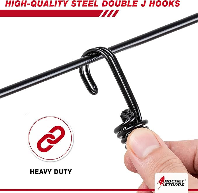 Rocket Straps - Ultimate Adjustable Outdoor Bungee Cord Assortment - Heavy Duty - Image 5