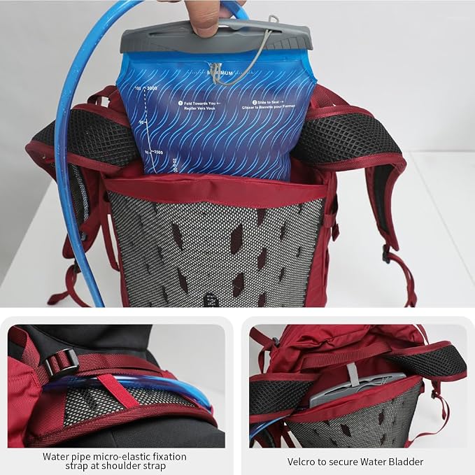 Hiking Hydration Backpack with 3l Water Bladder - Image 5