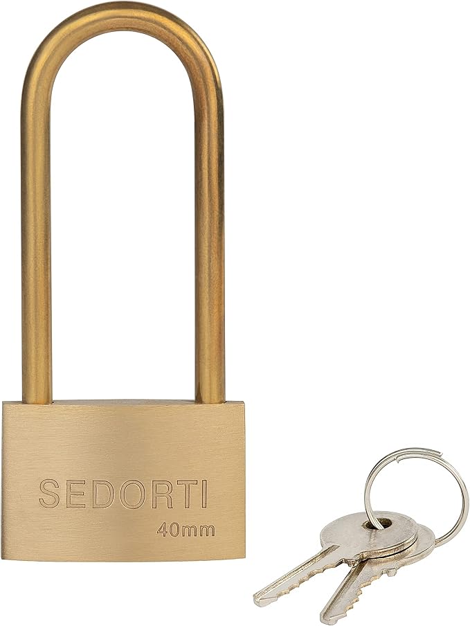 Weather Proof Locks with Same Key#31322, Solid Brass Keyed Alike Padlocks with - Image 2