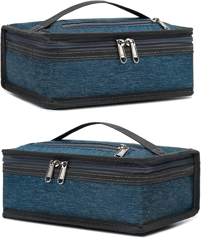 FlowFly Small Insulated Lunch box Portable Soft Bag Mini Cooler Thermal Meal - Image 8