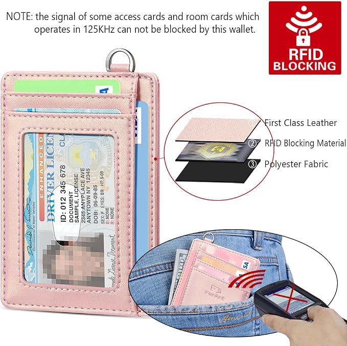 FurArt Slim Minimalist Wallet, Front Pocket Wallets, RFID Blocking, Credit Card - Image 5