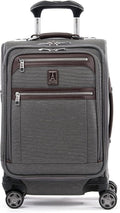 Travelpro Platinum Elite Softside Expandable Carry on Luggage, 8 Wheel Spinner by Travelpro