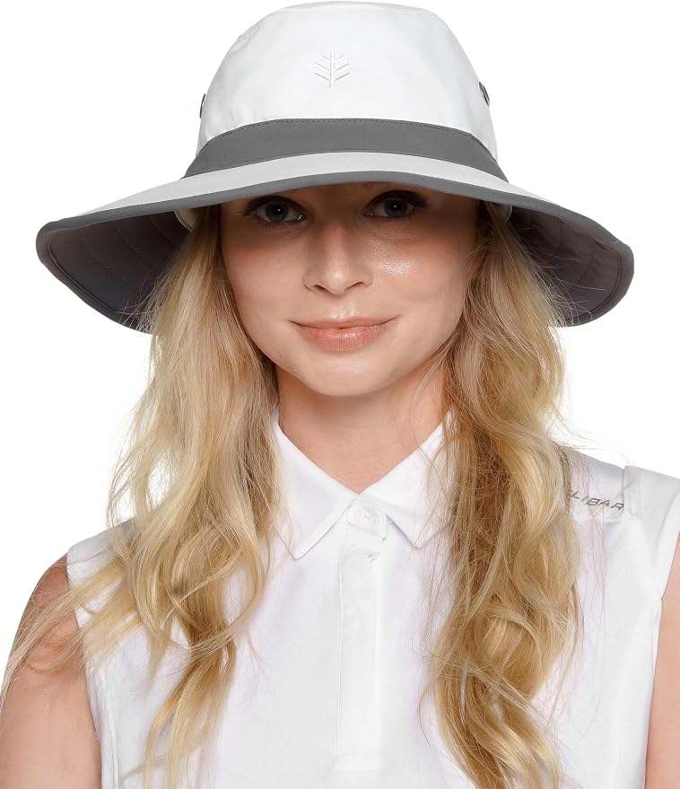 Coolibar UPF 50+ Men's Women's Matchplay Golf Hat - Image 4