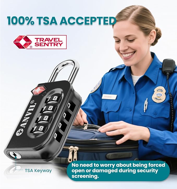 ANVIL TSA Approved Luggage Lock - Image 2