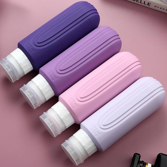 Travel Bottles for Toiletries, Large 6oz Oversize Containers, BPA Free Leak - Image 6
