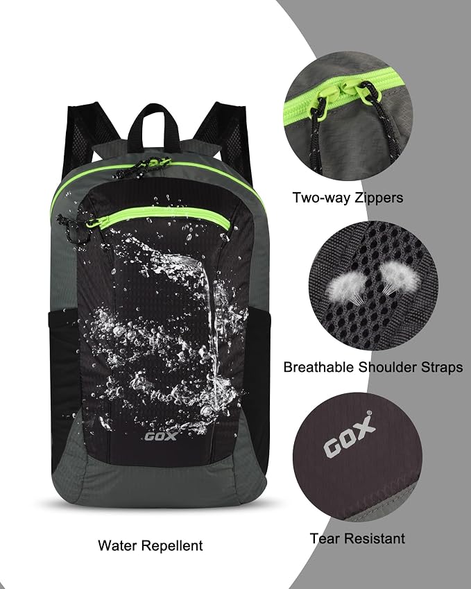 GOX Foldable 20l Backpack For Travel Lightweight Hiking Packable Daypack for - Image 4
