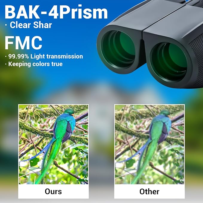 20x25 Binoculars for Adults & Kids, High Power Easy Focus, Waterproof Compact - Image 2