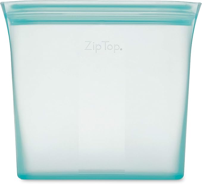 Zip Top Reusable Food Storage Bags | Sandwich Bag | Silicone Meal Prep - Image 2