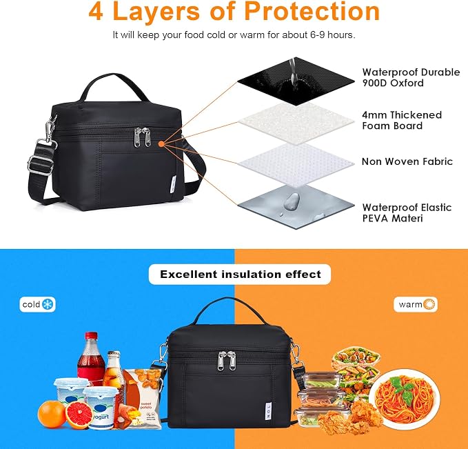 NOL Natural Organic Lifestyle Small Insulated Lunch Bags - Image 4