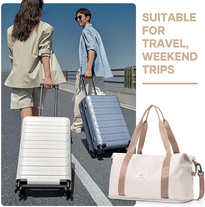 Travel Duffel Bag, Sports Tote Gym Bag, Shoulder Weekender Overnight Bag - Image 7