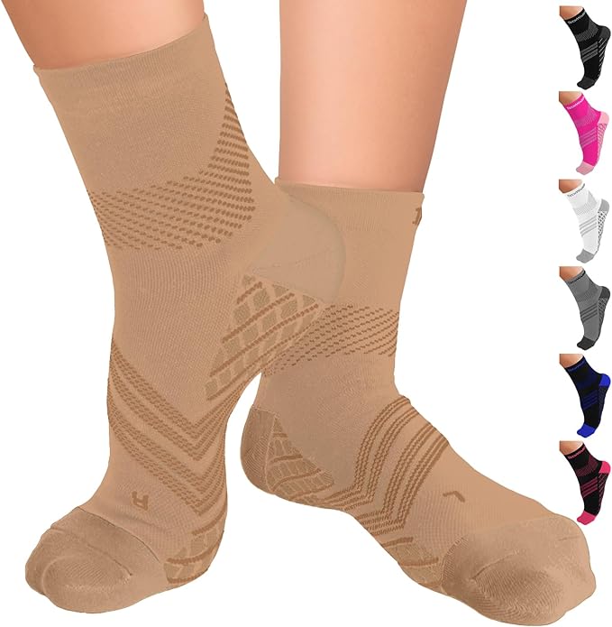 TechWare Pro Plantar Fasciitis Socks – Cushion Ankle Compression Socks Women & - Image 7