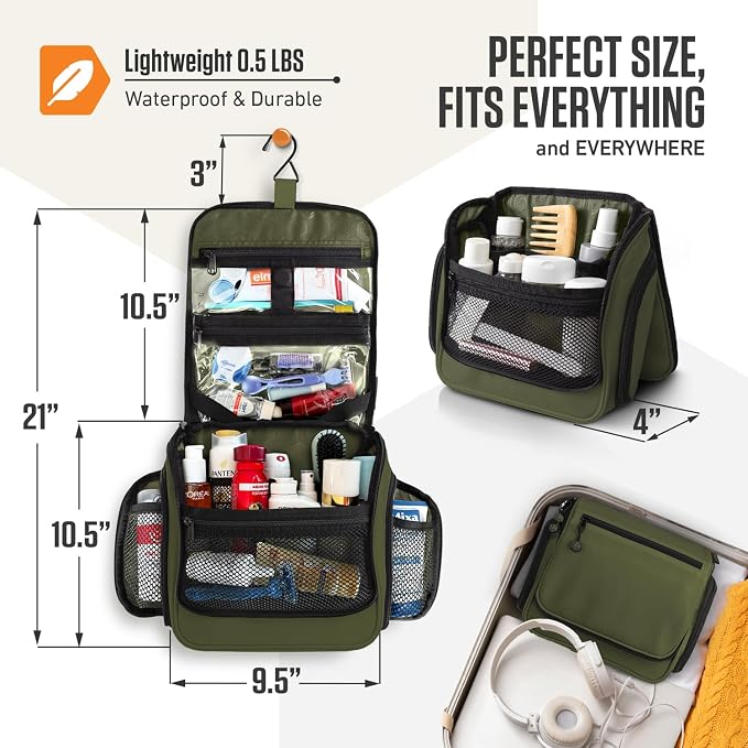 VENTURE 4TH Hanging Travel Toiletry Bag - Image 2